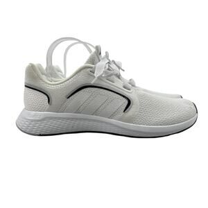 Adidas Womens 9 Shoes White Edge Lux Lace Up Low Top Sneakers Running H03865